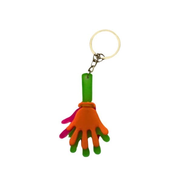 Multi Coloured Keyring Clapping Hands (Assorted)