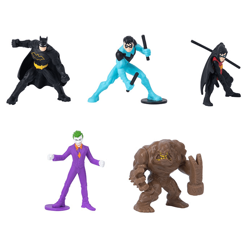 Batman 5cm Figure 5 Pack FunBox Fiesta